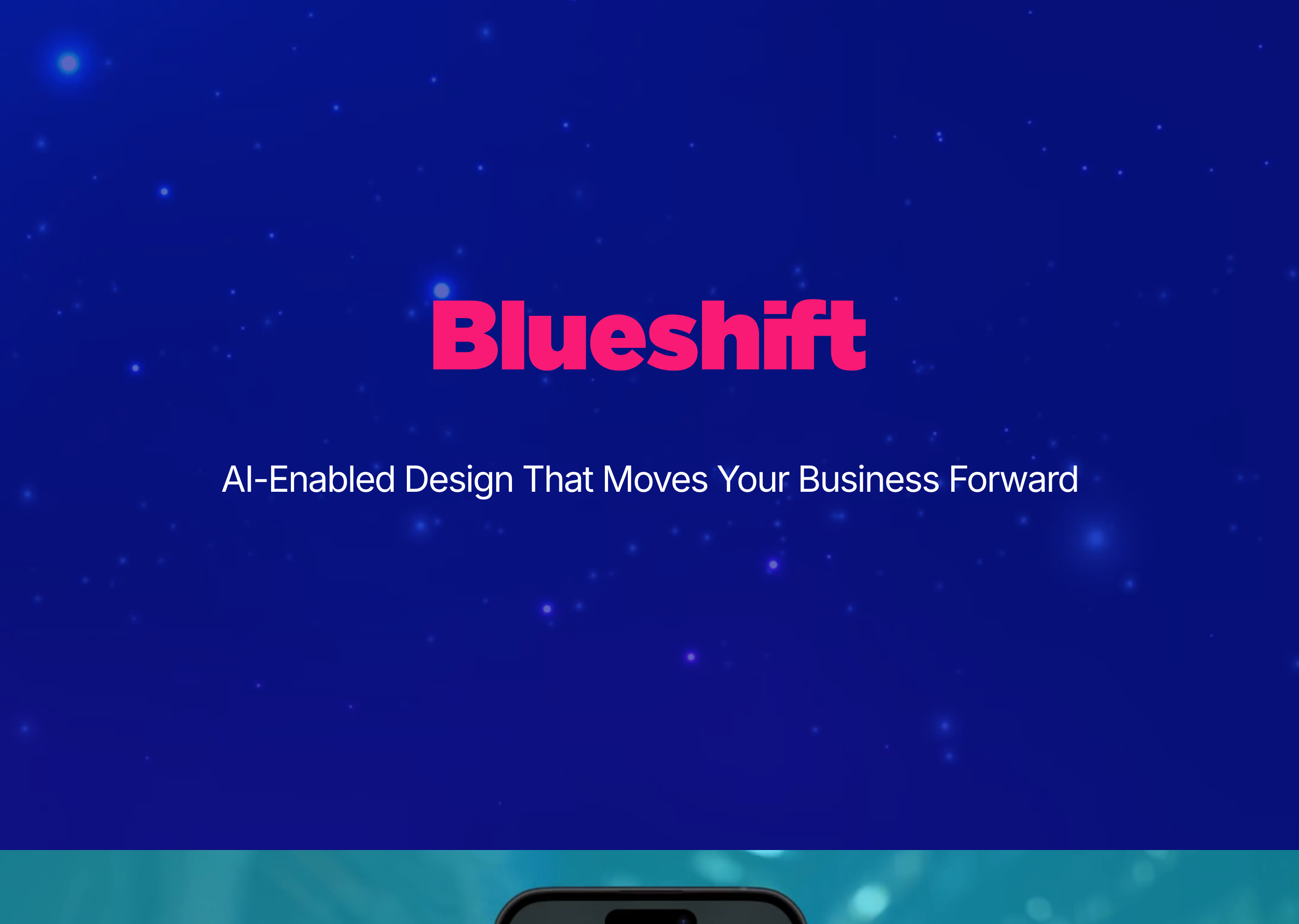 Blueshift-consulting.com homepage